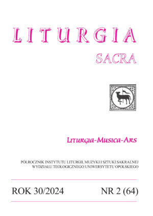 Liturgia Sacra - okładka czasopisma